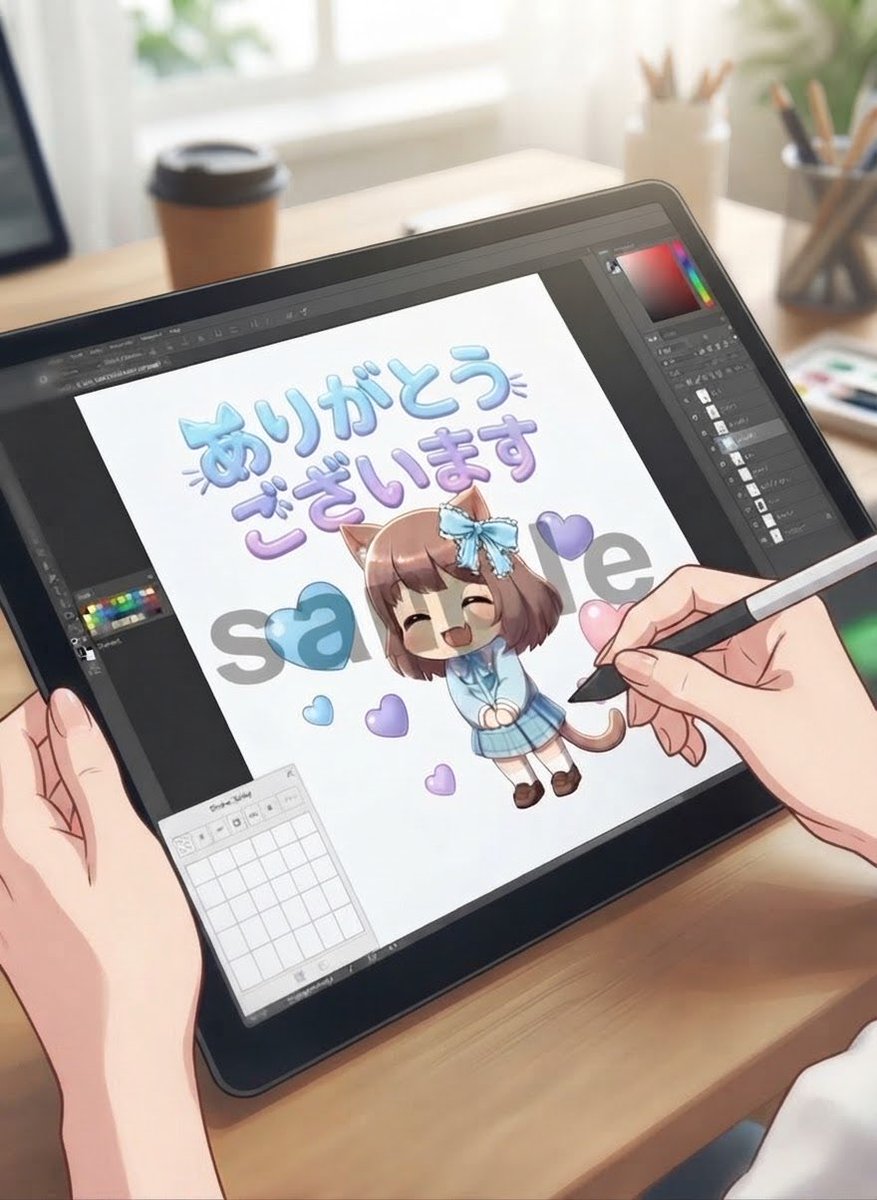 ichigo5AI_creat's tweet photo. 【子猫のこむぎちゃんシリーズ】
🌸現在、新作のLINEスタンプをコツコツと製作中です！🌸

#LINEスタンプ
#ラインスタンプ https://t.co/oicxRGHUnV