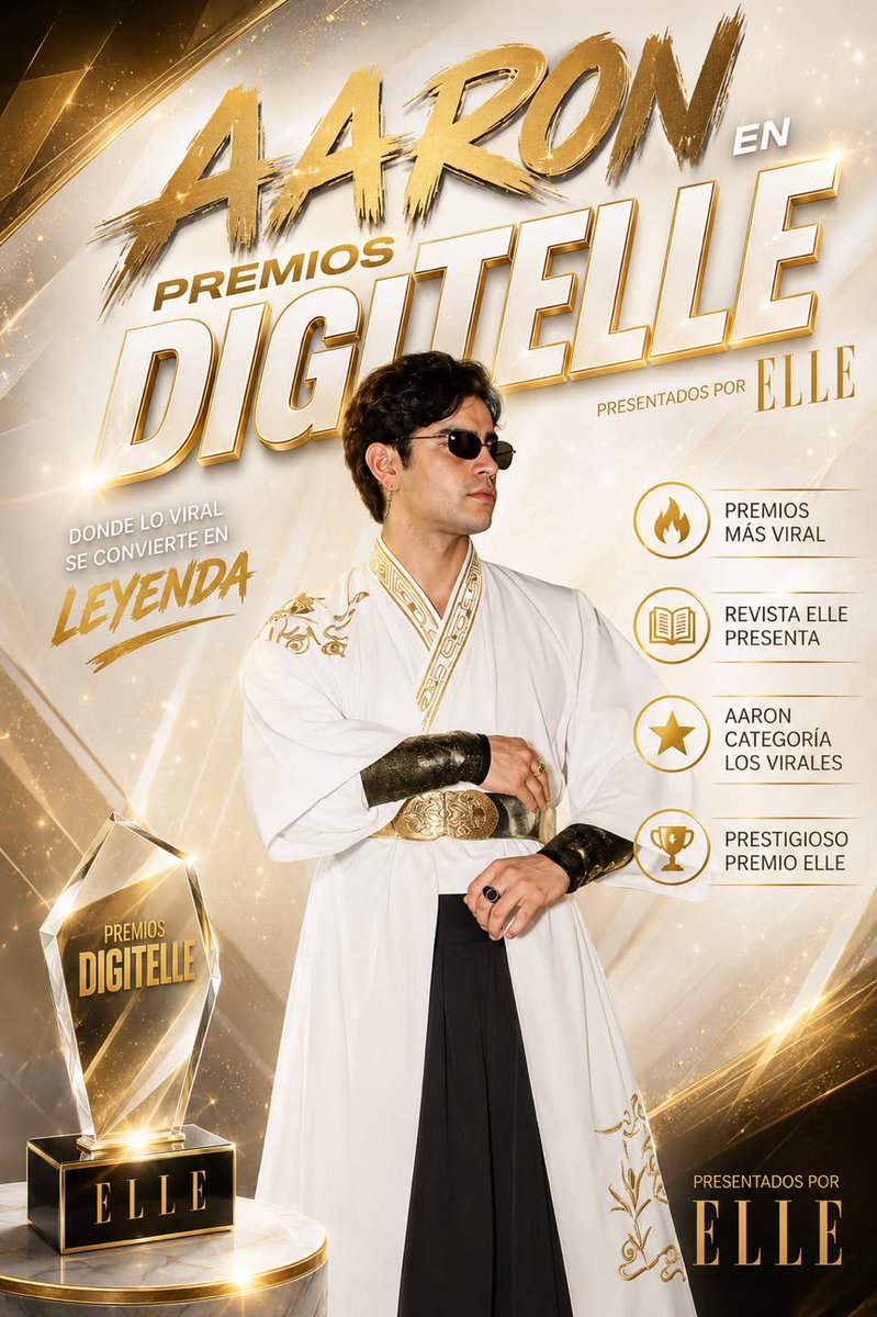 19bela07's tweet photo. @MariettaGj Impacto
AARON EN PREMIOS DIGITELLE

#Mercurials https://t.co/I6MMF29BwS