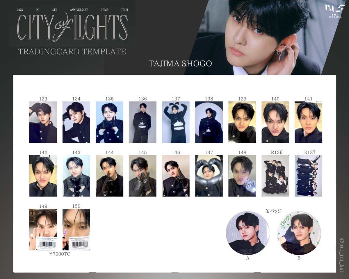 jo1_ini_list's tweet photo. INI LIVE TOUR "CITY OF LIGHTS"
ソロトレカ/グッズ一覧

👼🏻 🧸 🐹 🤓

再加工◎・自作発言✕
使用する際はRTして頂けると嬉しいです.ᐟ.ᐟ
ミス等ありましたらリプ･DMお願いします🙇🏻‍♂️
#INI #INI_CITY_OF_LIGHTS 
@official__INI  #INI交換  #INI譲 
佐野雄大 許豊凡 髙塚大夢 田島将吾 https://t.co/QdbA81fsAz