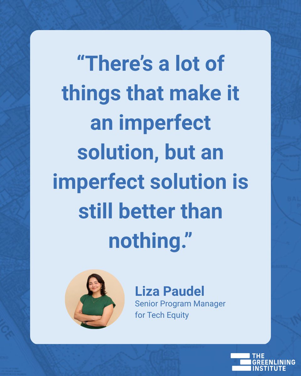 Greenlining's tweet photo. On Community Benefit Agreements for data centers, Greenlining’s Liza Paudel told @politico: “There’s a lot of things that make it an imperfect solution, but an imperfect solution is still better than nothing.” Read the full article here: https://t.co/w3CiHlNjz2 https://t.co/XTVTeDriFy