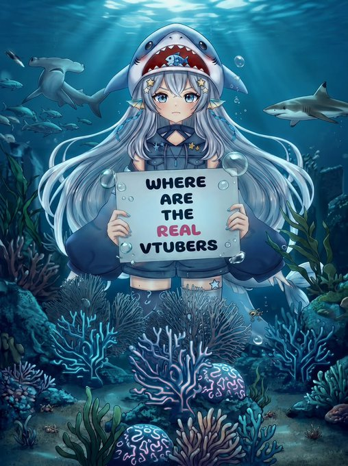 NyraRayneVT's tweet photo. If you're a REAL VTuber and not a bot can you say hi? would love to meet active people and be friends please. I don't want more art bots. #vtuber #pngtuber #envtuber #vtuber https://t.co/VyNOwPeFcN