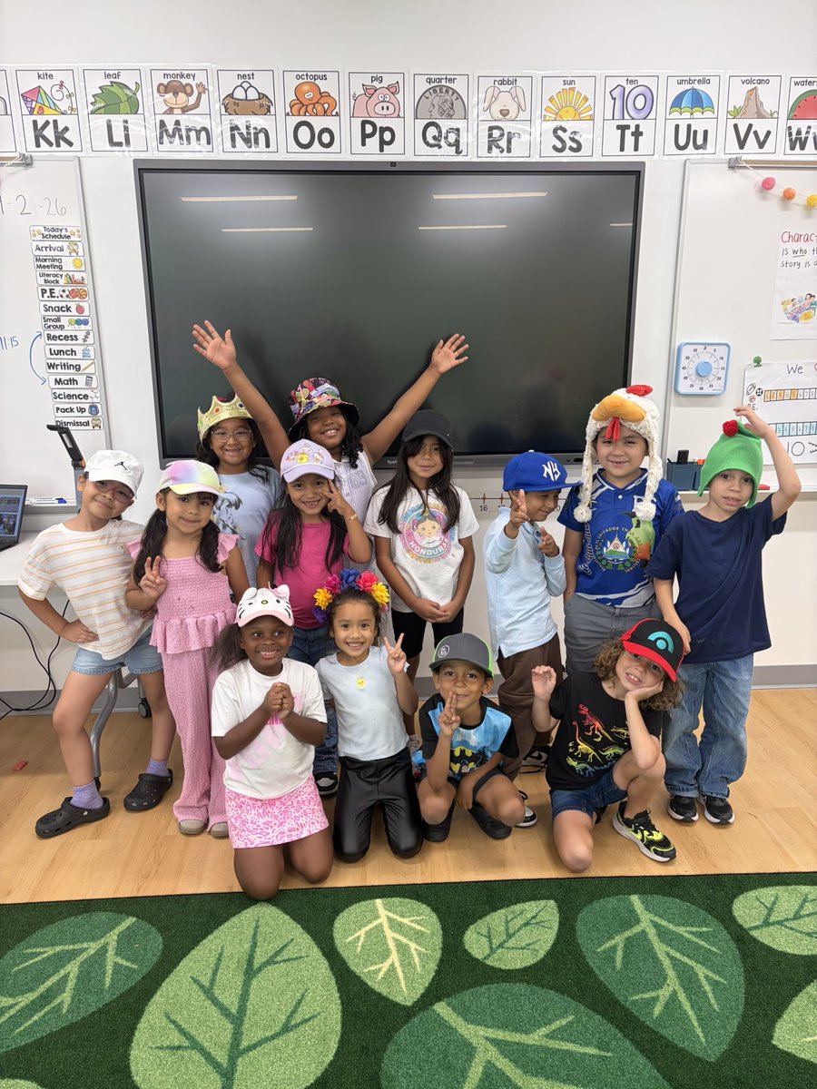 GlennPride's tweet photo. We've had several classes earn 15 compliment cards to celebrate their hat day! Congratulations to Ms. Craig, Ms. Martinez, Ms. Edmondson, Ms. Delvalle &amp; Ms. Herrera's friends for displaying PRIDE (promoting kindness, respect, integrity, determination, excellence) every day! https://t.co/rS3Bs7s7ZS