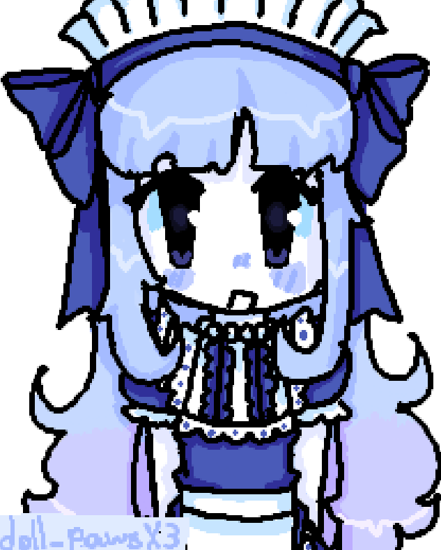 doll_pawsX3's tweet photo. This is my new creature her name is Tanya and she's a maid #genshinimpact #genshinoc https://t.co/Z7JkyG9u0l