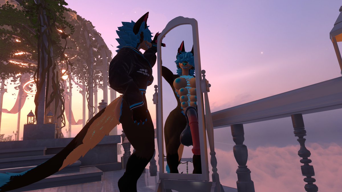 ZedStarbladeAD's tweet photo. Looking at my true self #furry #nsfw #vrchat #multiboob #horsecock #futa https://t.co/o6WTaFF5b3
