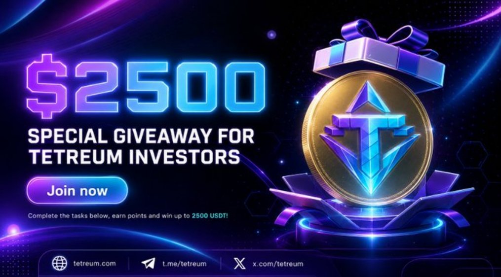 Choiwoojinkcmp's tweet photo. Tetreum Airdrop New Round

 Rewards Pool: $2,500 in TET for 250 winners https://t.co/apO7IFjGCe