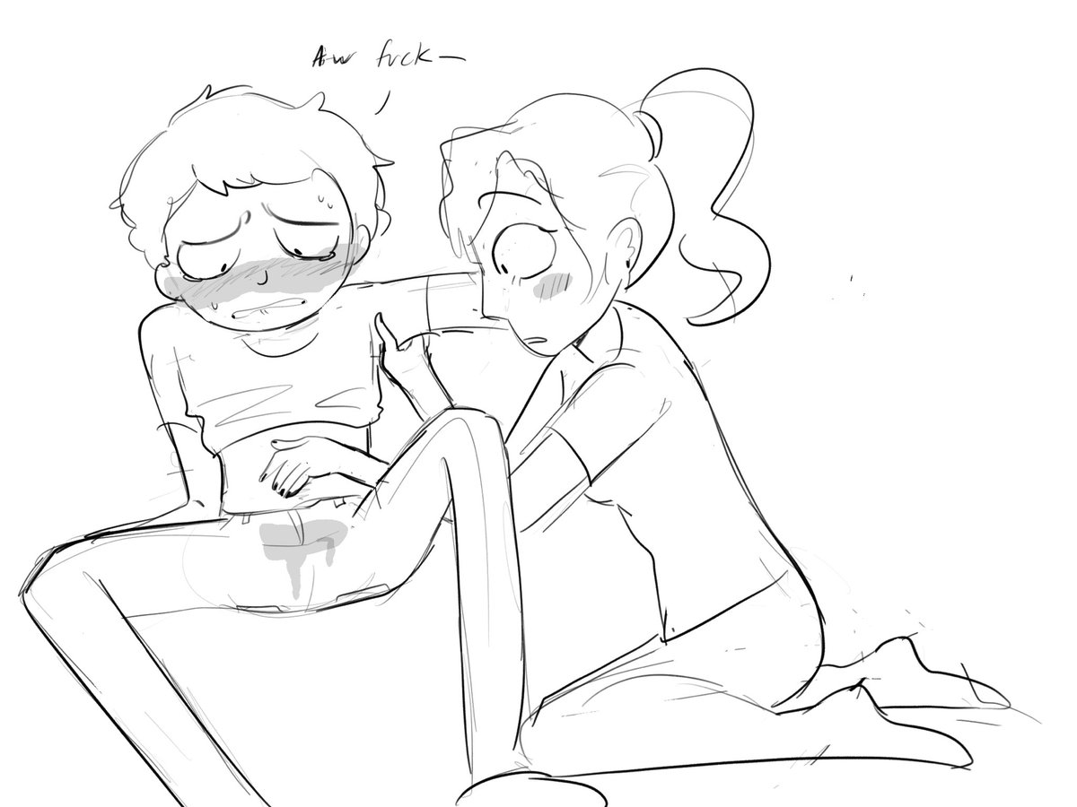 moldykitchen's tweet photo. #summorty tickle comic teehee IVE HAD THIS IDEA FOREVER finally drew it KYAAAA #proship #pisskink https://t.co/GXztqlrioN