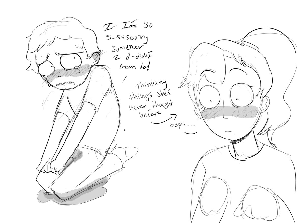 moldykitchen's tweet photo. #summorty tickle comic teehee IVE HAD THIS IDEA FOREVER finally drew it KYAAAA #proship #pisskink https://t.co/GXztqlrioN