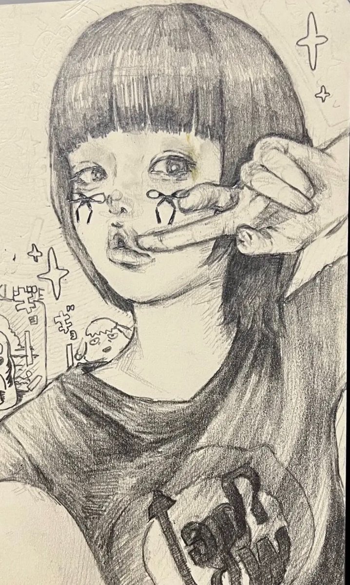 konsu4444's tweet photo. （私を描いてくれやった…！） https://t.co/78H2qVnb7D