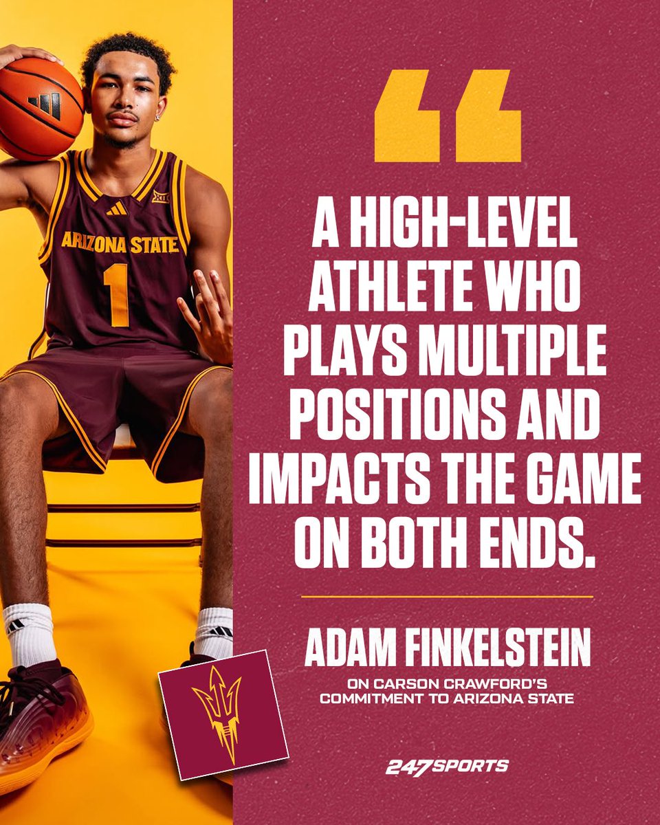 AdamFinkelstein's tweet photo. How does an ultra-athletic jumbo wing fit with a coach that plays incredibly slow?

It will depend on a few key variables.

Scouting Carson Crawford and his fit at Arizona State. https://t.co/y07qYQIm0S https://t.co/QfllpEl9md