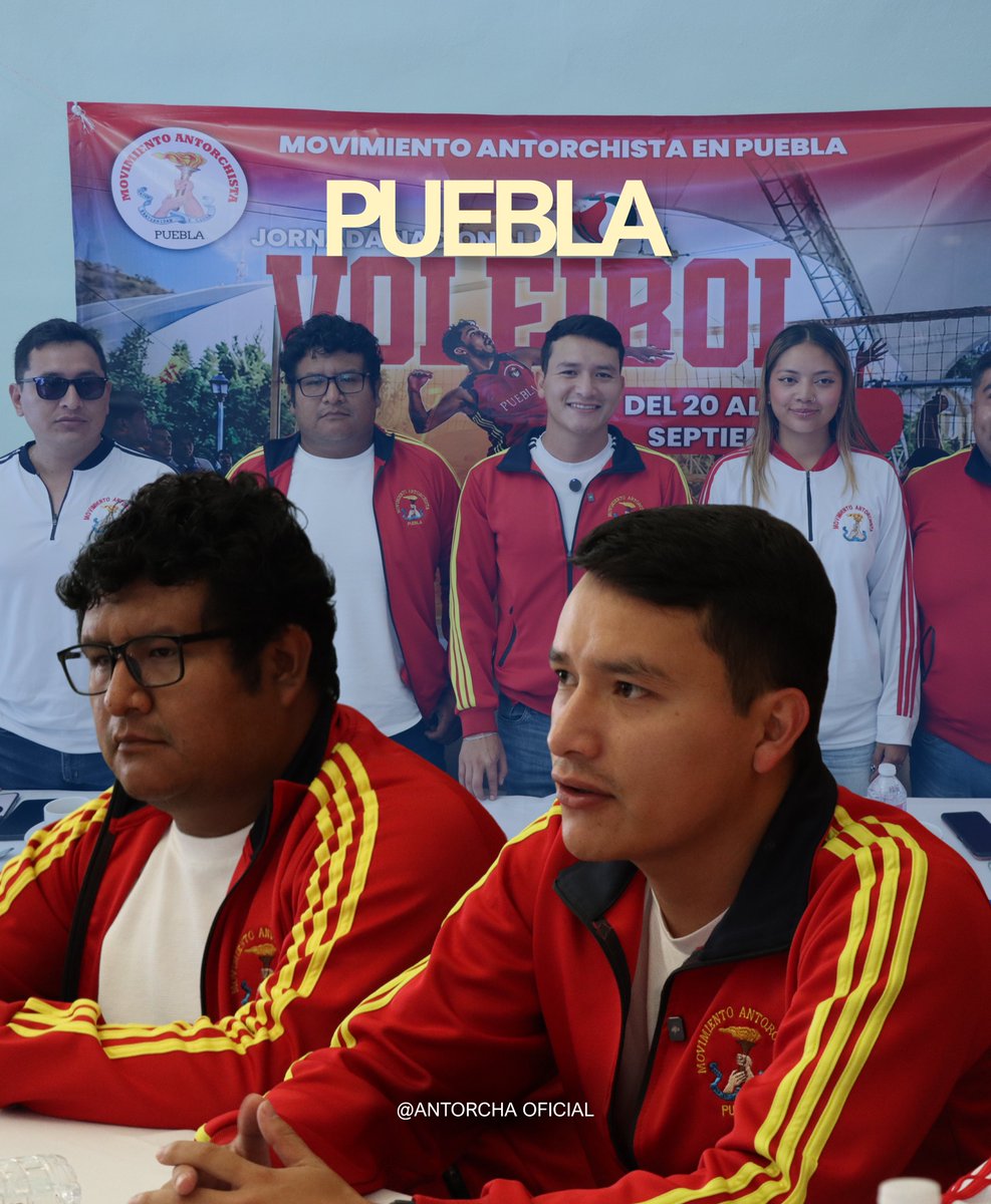 AntorchaOficial's tweet photo. #JornadaNacionalDeVoleibol El trabajo deportivo forma parte de un proyecto integral de @AntorchaOficial.  Promovemos de forma permanente la actividad física y la actividad cultural, para forjar a un hombre nuevo que esté hecho en la disciplina y el trabajo coordinado. https://t.co/iMxsXGXKao