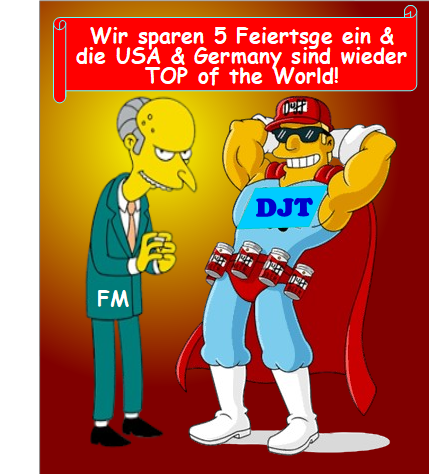 451_Grad_F's tweet photo. #POTUS_Donald &amp; #Buh_Ka_Miez sind sich da wenigstens einig, trotz geistiger Unterschiede in der Wesensart &amp; ihre Herkunft! https://t.co/KLv0gEWpTb