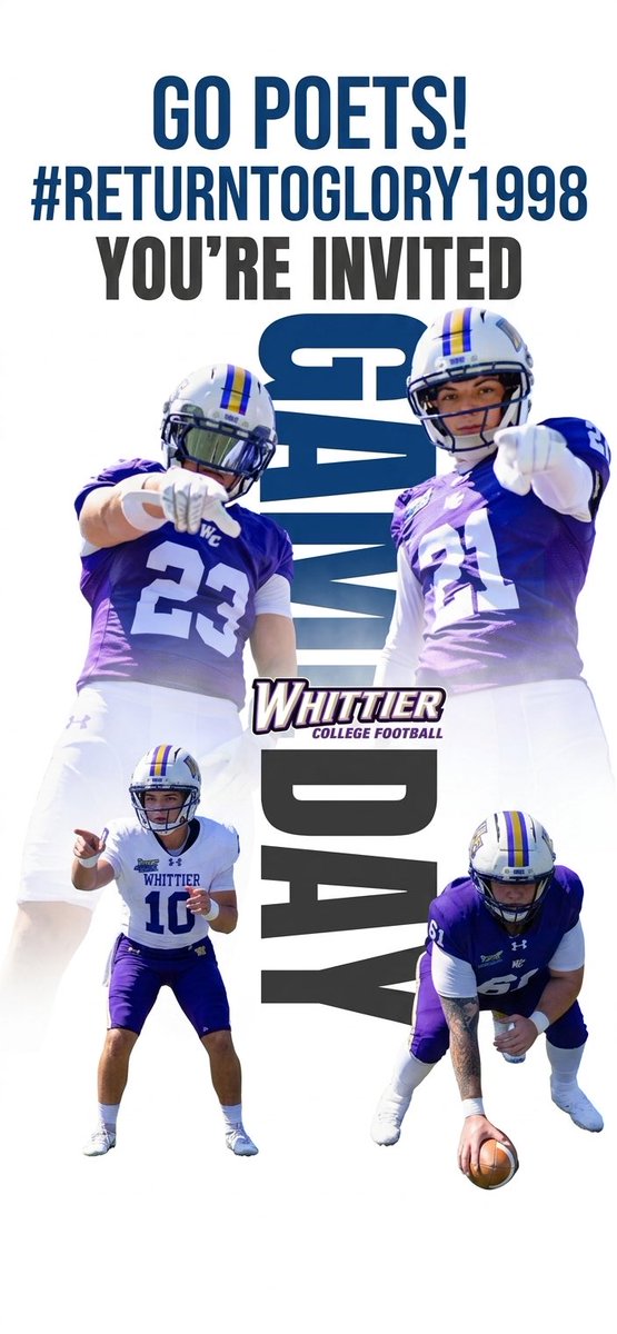 RobertJaydenVi1's tweet photo. Blessed to receive a game day invite from @Poetfootball !!! Let's work! 🔱
@TritonsFootball @mikemoon42 @TheMarcusAlford https://t.co/yFFQ0W4dDs