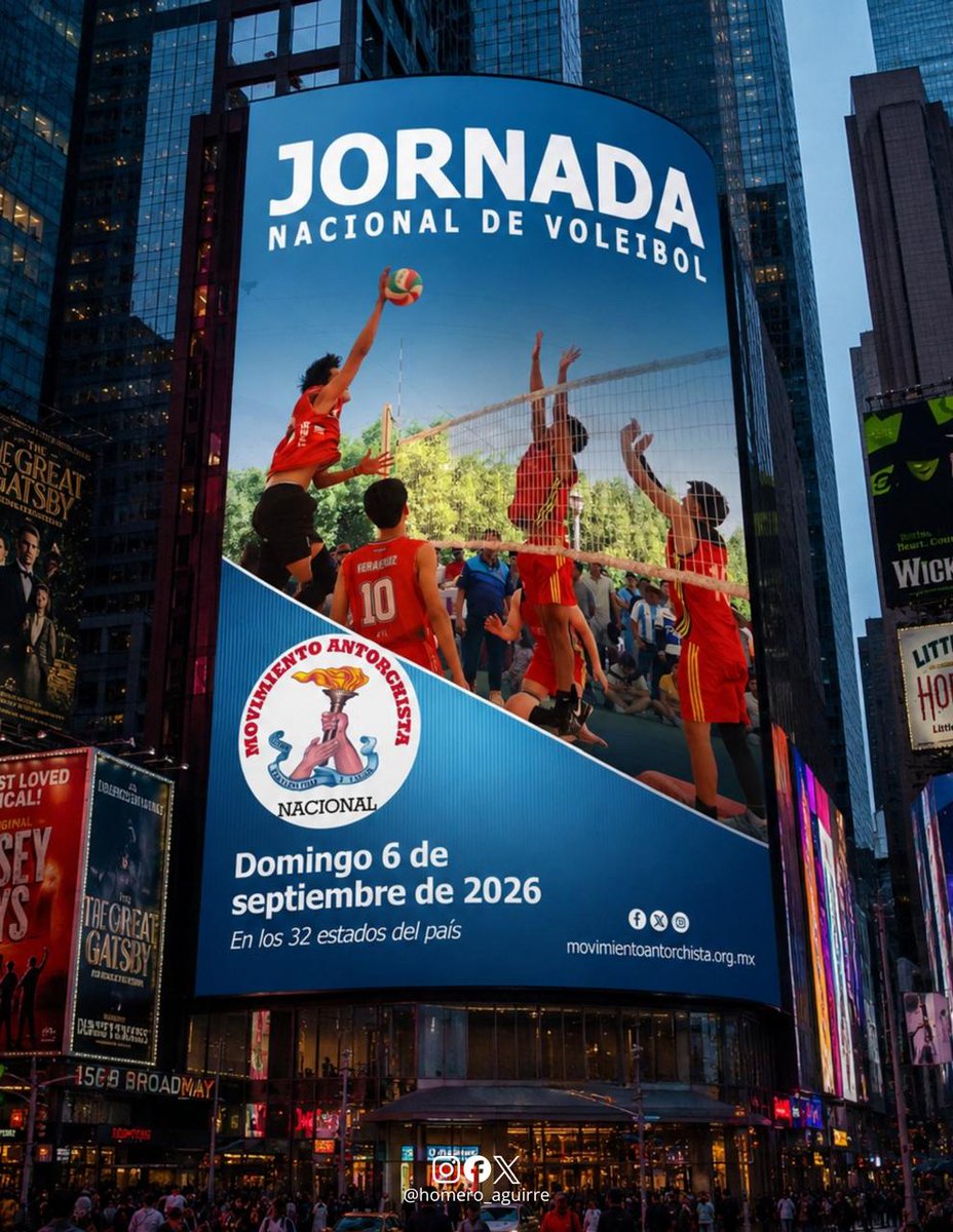 HomeroAE's tweet photo. En México, el 58% de la población de 12 años o más no realiza deporte ni ejercicio, según INEGI. La inactividad física es el cuarto factor de riesgo de mortalidad a nivel mundial, de acuerdo con la OMS.
Ante esta situación, la #JornadaNacionalDeVoleibol es también una protesta que invita a que en nuestro país se instituya una política deportiva distinta que promueva e impulse el deporte entre todos los sectores de la sociedad