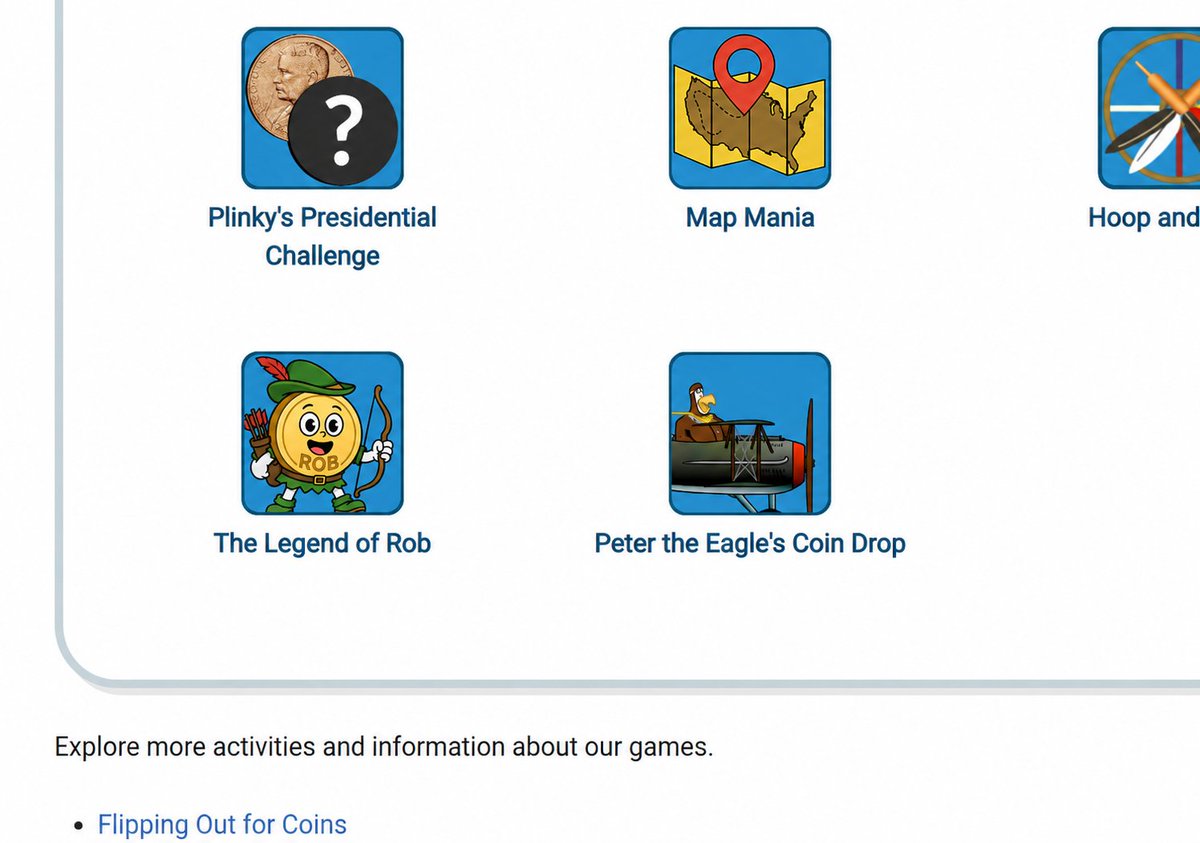 einsteincooks's tweet photo. This is just 2 days old the U.S. Mint uploaded a coin story about a character called “ROB” that teaches kids about saving, spending and sharing money

the story is literally called “THE LEGEND OF ROB” and follows him leaving the royal counting house and becoming the merry coin of the forest

https://t.co/ms0kJioC38