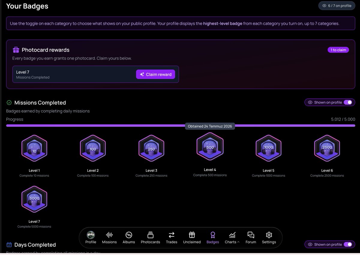 iuserArmy's tweet photo. Complete 5000 missions 💜🫡

@b_cdapp 
@bcdapp_mods 
https://t.co/XLcyMr4afD https://t.co/Nf0sqf4zFN