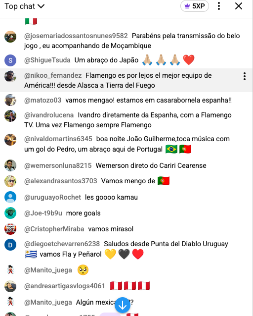 MengoColombia's tweet photo. El efecto del golazo vs Botafogo en FlaTV (en español) hoy:

🇹🇷 
🇳🇬 
🇲🇷 
🇲🇽 
🇵🇭 
🇨🇦 
🇦🇷 
🇪🇸 
🇫🇷 
🇵🇾 
🇪🇨 
🇺🇸 
🇵🇹 
🇨🇴 (yo) https://t.co/SoupwCRmhS