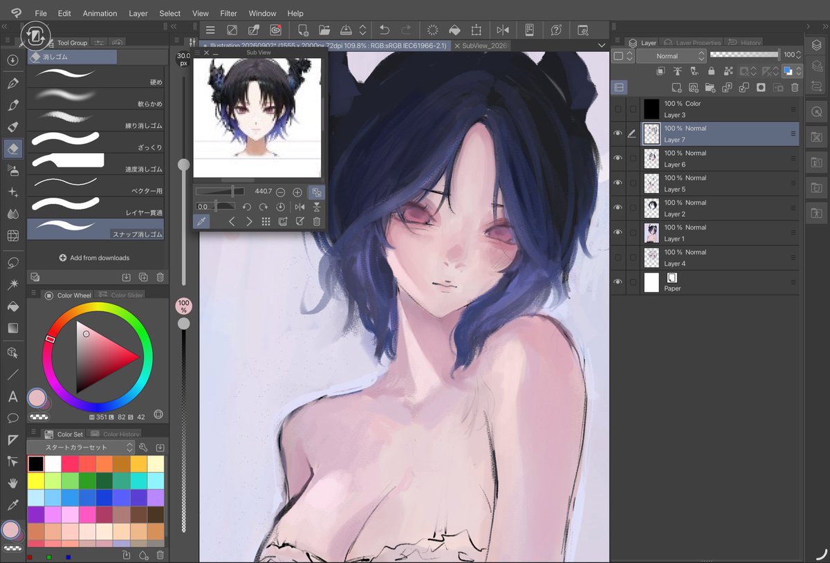 deliyuy's tweet photo. my first ever attempt at drawing in CSP… ૮₍˶ •. • ⑅₎ა
𐙚₊˚⊹♡ what drawing program do you use? 𐙚
#wip #Ravencrafts #AzureWaves https://t.co/JYiHJ0WetE