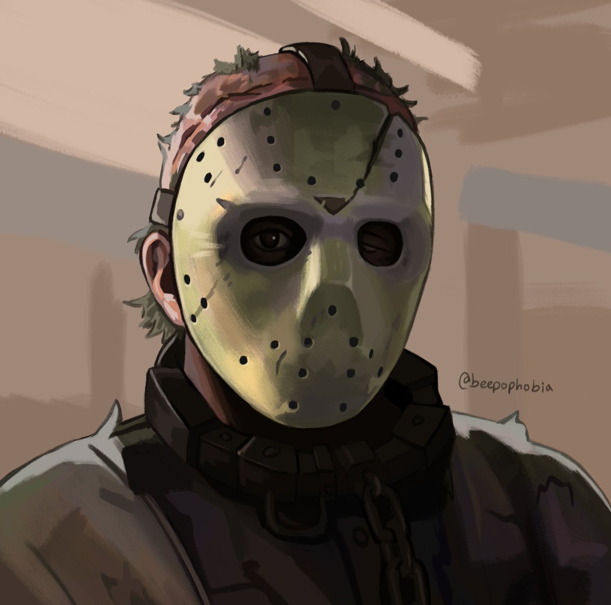 beepophobia's tweet photo. Jason's such a cutie patootie #jasonvoorhees #fridaythe13th #jasonx https://t.co/ZmIcEXWynB