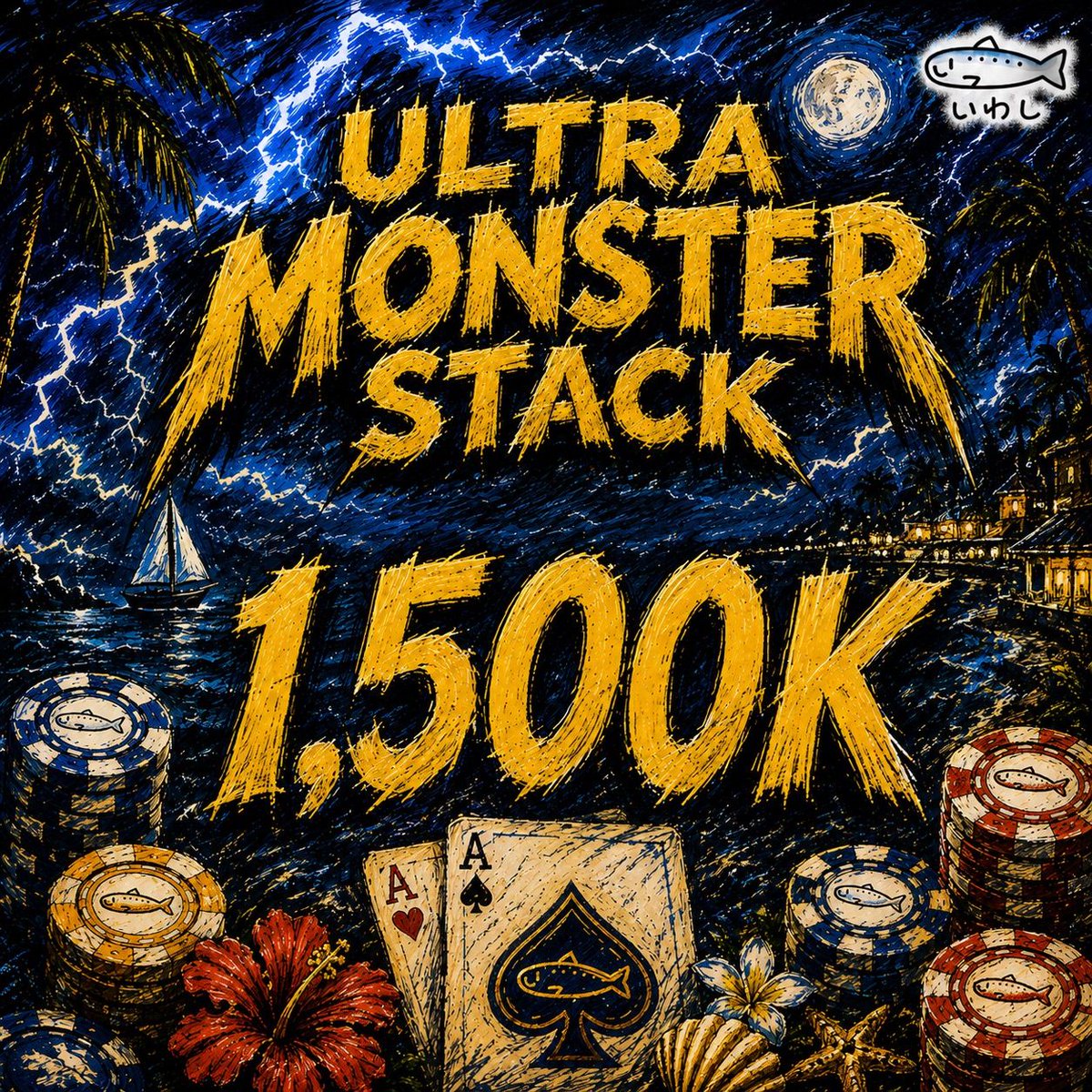 iwashi_poker's tweet photo. 🐟🎁 リポストキャンペーン開催中 🎁🐟

🗓️9/4(金) 〜 9/5(土)開催の4トーナメント‼️

各トーナメント 5名様をご招待✨
＜無料招待 1名様＞
＜半額招待 4名様＞

▼ 応募方法
・当アカウントフォロー
・意気込み、『希望番号』を書いて引用リポスト❗️
・トナメ開始1時間以内に着席必須
��当選発表：当日10:00

☟トーナメント詳細☟
＿＿＿＿＿＿＿＿＿＿＿＿＿＿＿＿＿＿＿＿＿

①🐟Tag High Roller 1,500K🐟

9/4(金) 1部

◾ Start：17:30
◾ レイト：22:00
◾ リエントリー：22:40

◾ Entry：¥25,000(1名様あたり税込) 
 (¥50,000 / 1チーム)
◾ Re-Entry：¥25,000(1名様あたり税込)
(¥50,000 / 1チーム)

👇詳細はこちら👇
https://t.co/ZWx3idXsWp
＿＿＿＿＿＿＿＿＿＿＿＿＿＿＿＿＿＿＿＿＿

②🐟 RE：comeback iwashi millions 1,000K 🐟

9/4(金) 2部

◾ Start：21:30
◾ レイト：2:00
◾ リエントリー：2:40

◾ Entry：¥30,000
◾ Re-Entry：¥30,000

👇詳細はこちら👇
https://t.co/baKDebulE6
＿＿＿＿＿＿＿＿＿＿＿＿＿＿＿＿＿＿＿＿＿

①🐟 "ULTRA" MONSTER STACK 1,500K 🐟

9/5(土) 1部

◾ Start：17:30
◾ レイト：22:00
◾ リエントリー：22:40

◾ Entry：¥50,000
◾ Re-Entry：¥50,000

👇詳細はこちら👇
https://t.co/k2xRUEoXfJ
＿＿＿＿＿＿＿＿＿＿＿＿＿＿＿＿＿＿＿＿＿

②🐟 7-Max 1,300K相当 🐟

9/5(土) 2部

◾ Start：21:30
◾ レイト：2:00
◾ リエントリー：2:40

◾ Entry：¥28,000
◾ Re-Entry：¥28,000

👇詳細はこちら👇
https://t.co/X8fMKssysU
＿＿＿＿＿＿＿＿＿＿＿＿＿＿＿＿＿＿＿＿＿

リアルタイムの店内状況はこちら👇

オープンチャット「🐟いわし赤坂🐟｜最新情報速報📢✨️」
https://t.co/obuZGx80Hm

皆様の参加お待ちしております���🏻‍♀️🔥

━━━━━━━━━━━━━━
#いわし赤坂
#ポーカー
#リポストキャンペーン