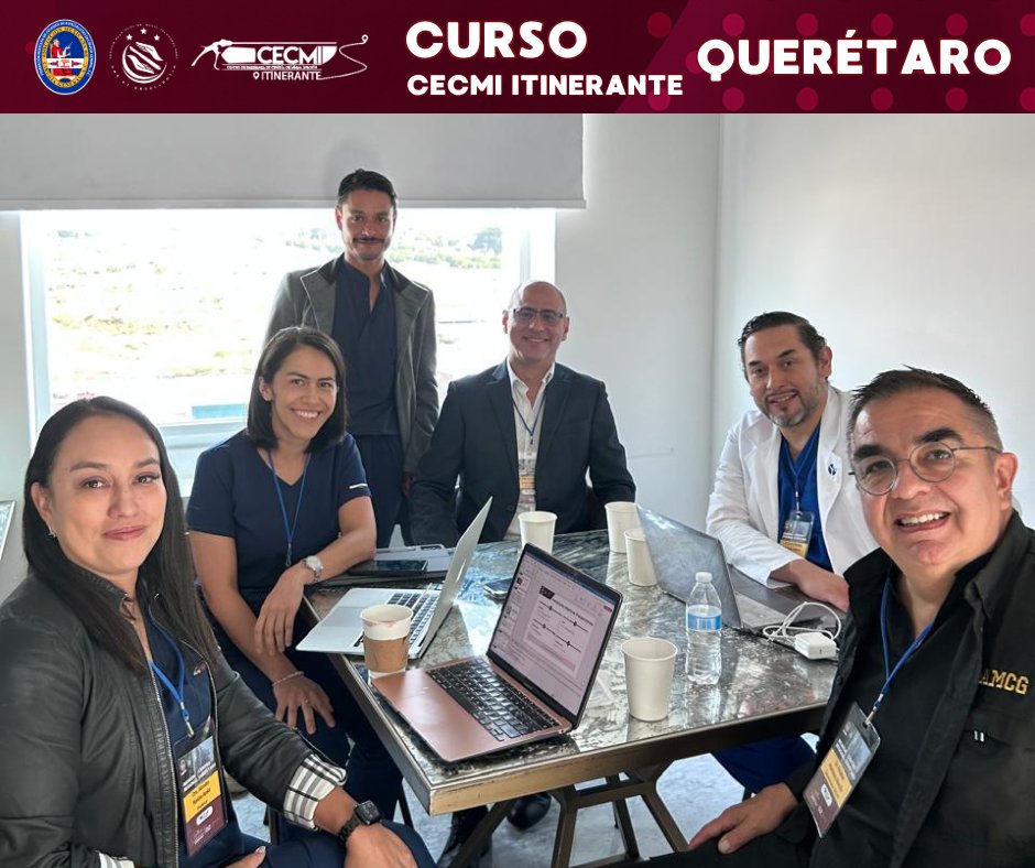 amcgmx's tweet photo. Se llevó a cabo con éxito el Curso CECMI Itinerante Querétaro.
Agradecemos a nuestros profesores por compartir sus conocimientos y experiencia, así como a todos los asistentes por su participación y entusiasmo.
#AMCG #CECMI #CECMIItinerante #CirugíaGeneral #EducaciónMédicaContinua