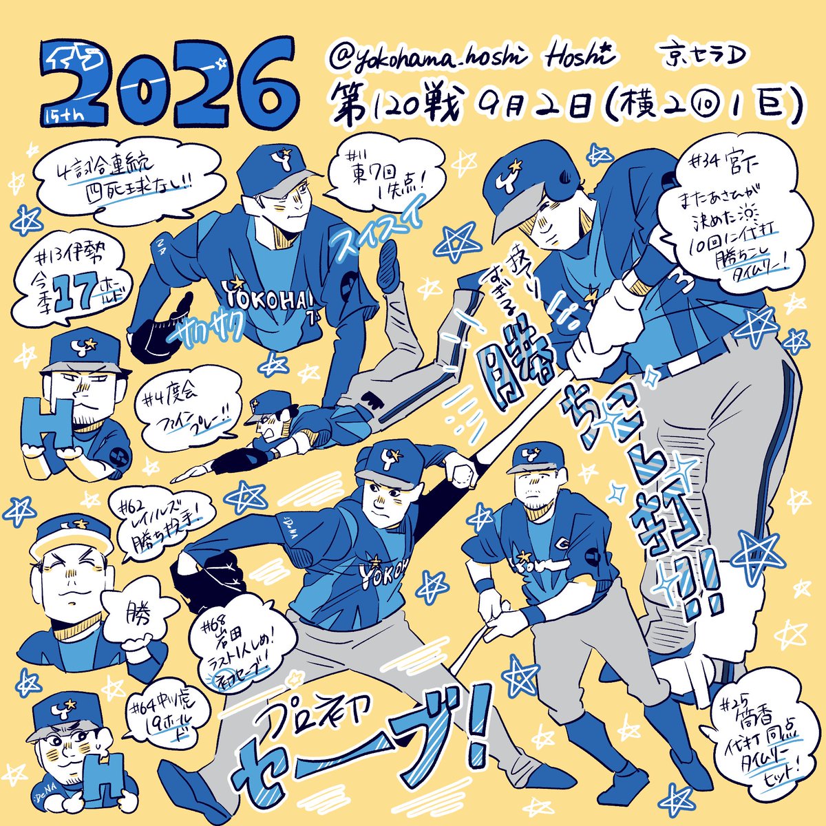 yokohama_hoshi's tweet photo. 昨日の試合も含めて3勝分です✍
いずれも1点差で勝利🌟
#baystars #今日の試合 https://t.co/5yn6wGQL39