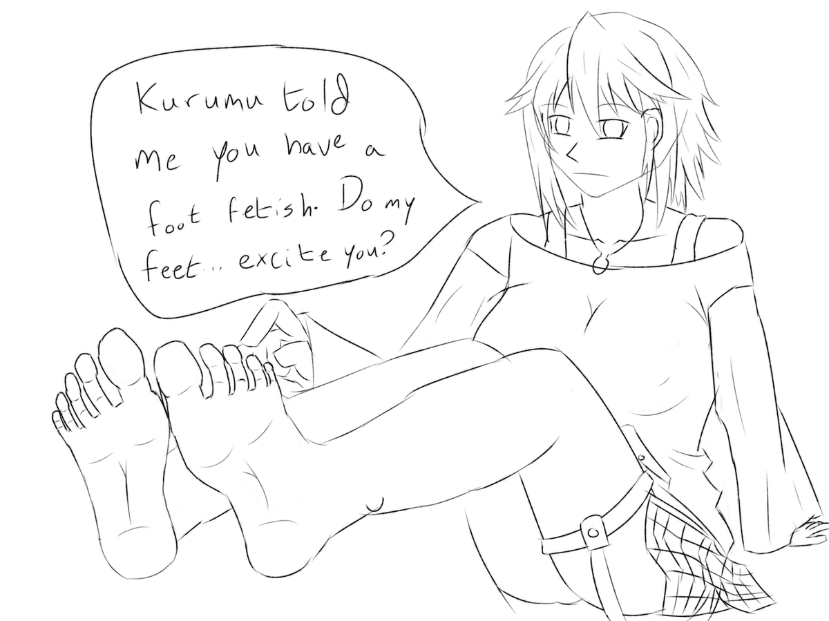tronmerncutsman's tweet photo. On 8/20, I did a sketch of my first proper foot focused scene, featuring Mizore Shirayuki, an old favorite and a big contributor to my love of feet! It was also my first time drawing bare feet so they didn't turn out amazing, but I'm still happy for this being my first try! https://t.co/yE5uNTWgY9