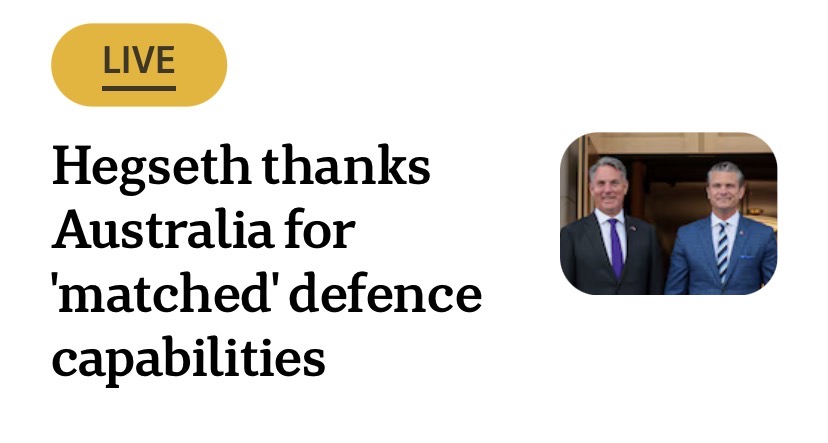 DougCameron51's tweet photo. ABC reporting Marles has said Australia wants to integrate more quickly with the US.
On what authority does Marles commit our nation to  integration with the most dangerous and aggressive nation on earth? What does this mean for our economy and trade with China?
 Madness! https://t.co/rXD1N7ybhd