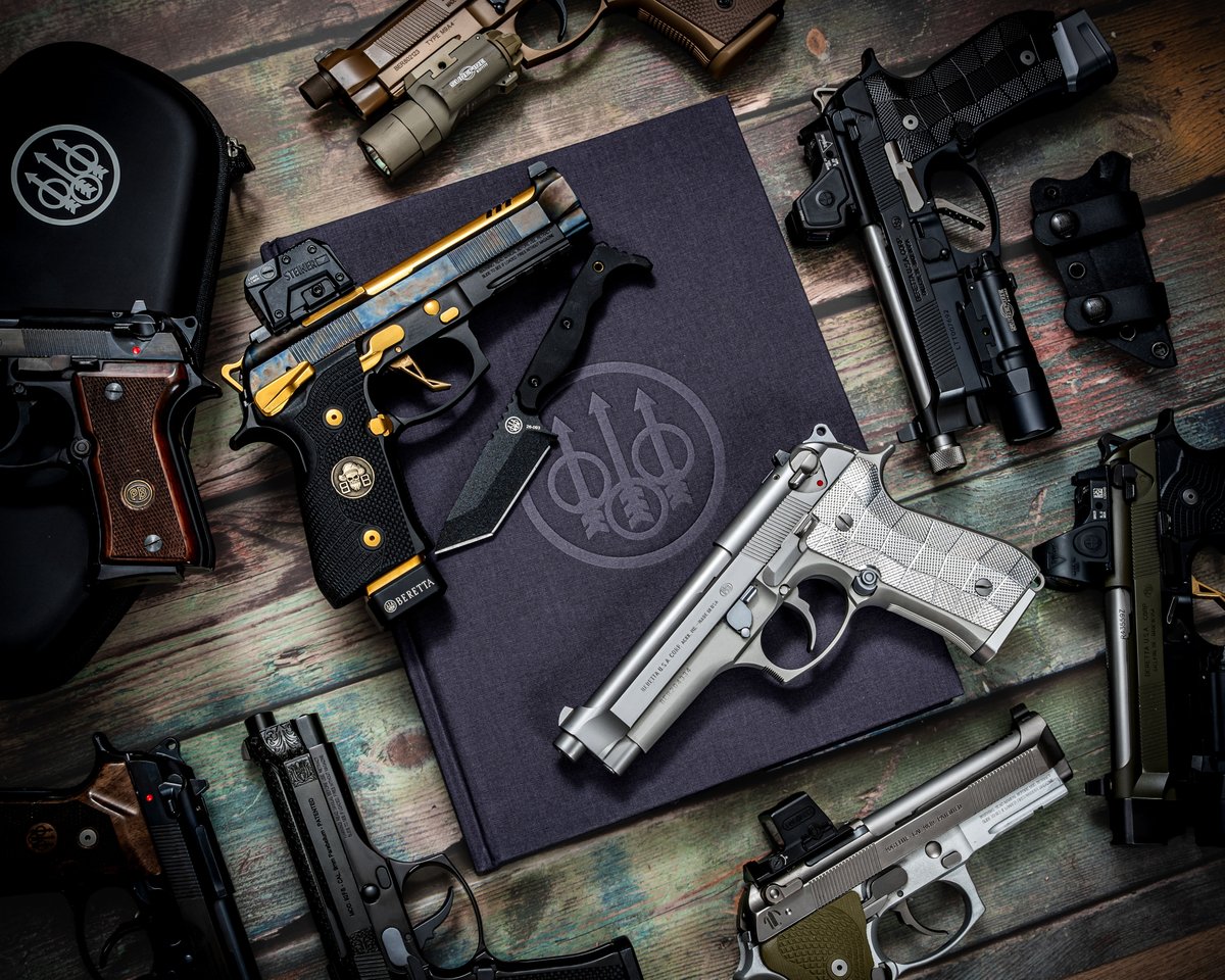 Beretta_USA's tweet photo. Trends come and go. 92s stick around.

Happy 9/2 Day to one of the most iconic families to ever wear the Beretta name.

Which 92 gets your vote? 👇
#Beretta #92Series #Beretta92 #92Day #90Series #BerettaNation https://t.co/4faLBWEhsu