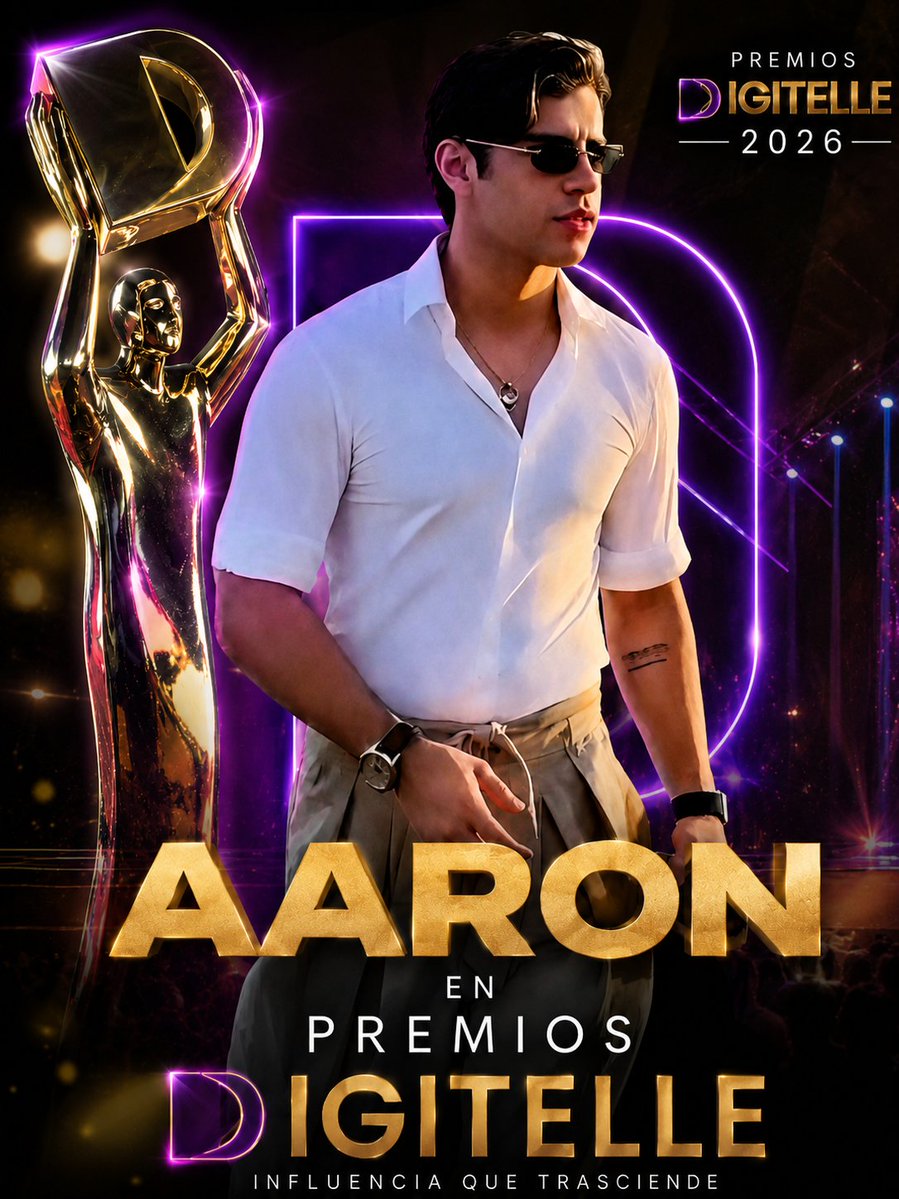 euni_c11's tweet photo. AARON EN PREMIOS DIGITELLE https://t.co/rshGOjUMQx