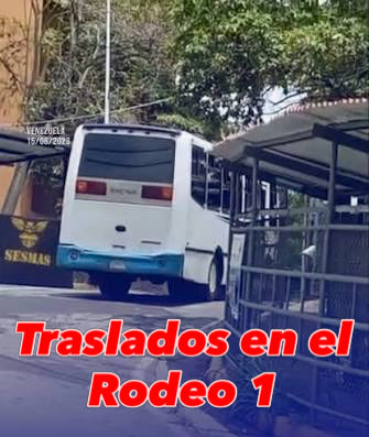 RodriguezAranaJ's tweet photo. Dos autobuses escoltados por esbirros del DGCIM habrían salido con presos políticos a esta hora.

Los dos autobuses habrían llegado a tempranas horas y salieron sin conocerse el rumbo por parte de los familiares. https://t.co/3MnS9J9gP2