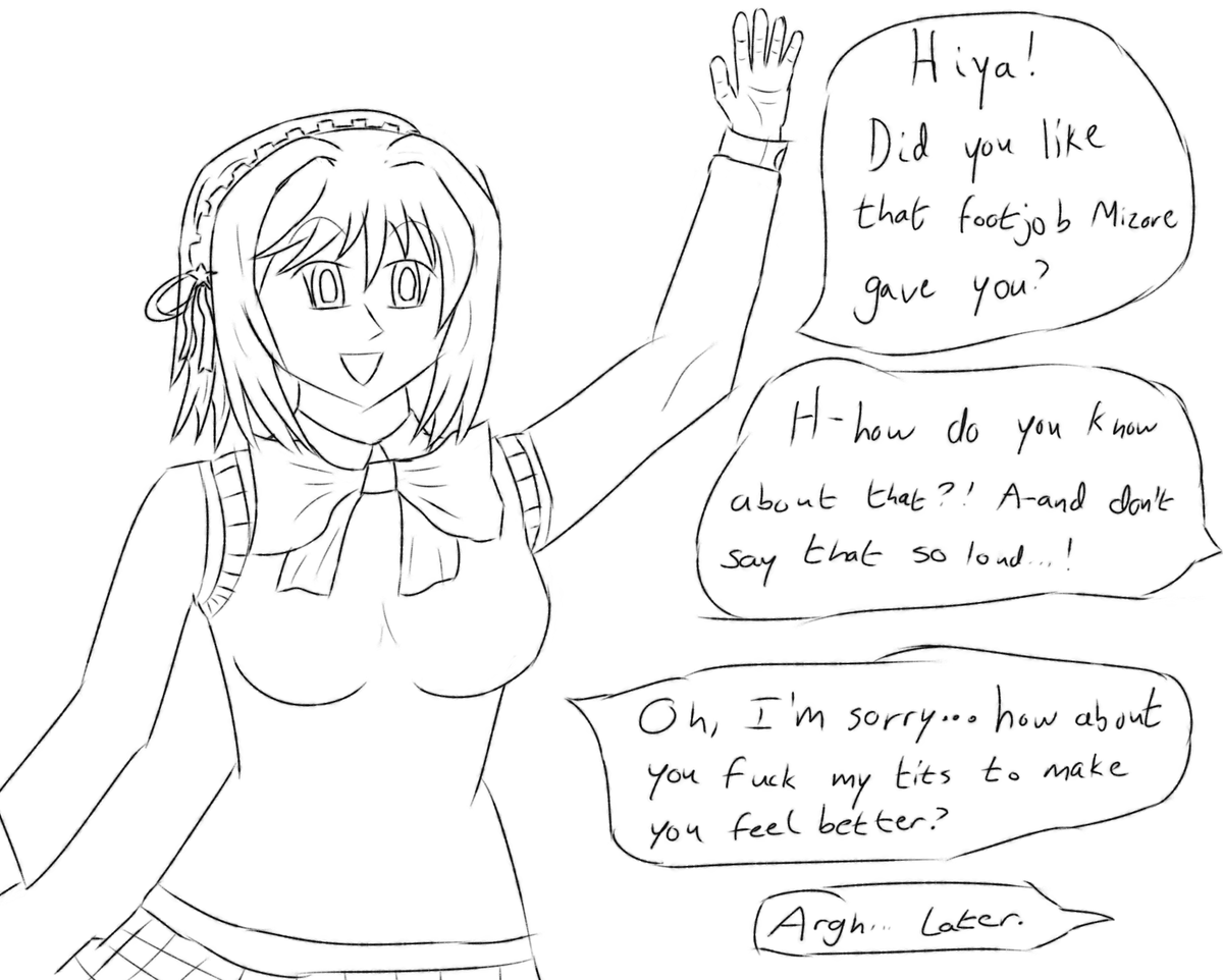 tronmerncutsman's tweet photo. This sketch, from 8/21/26, was the last thing I drew before going on a weeklong trip and taking a break from drawing. This is Kurumu Kurono, acting as a sequel to the Mizore sketch! It also shows how far I've come when you compare it to the drawing of her I tried doing on 7/16... https://t.co/fHm2JhaQyC