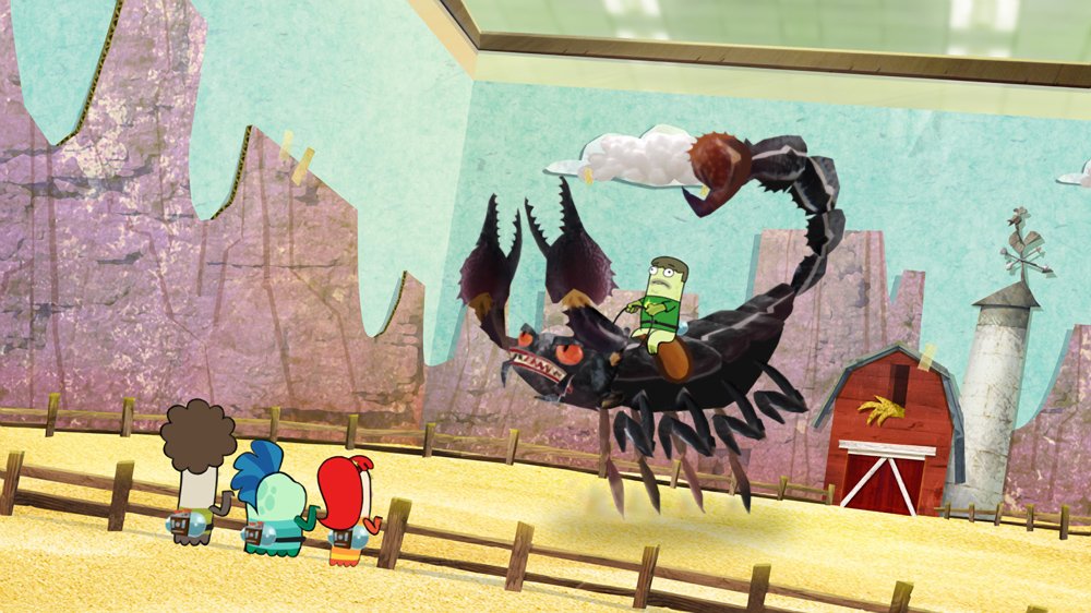 Cartoonhistory2's tweet photo. 16 years ago today, ‘Fish Hooks’ released on Disney Channel. https://t.co/TYrozqt111