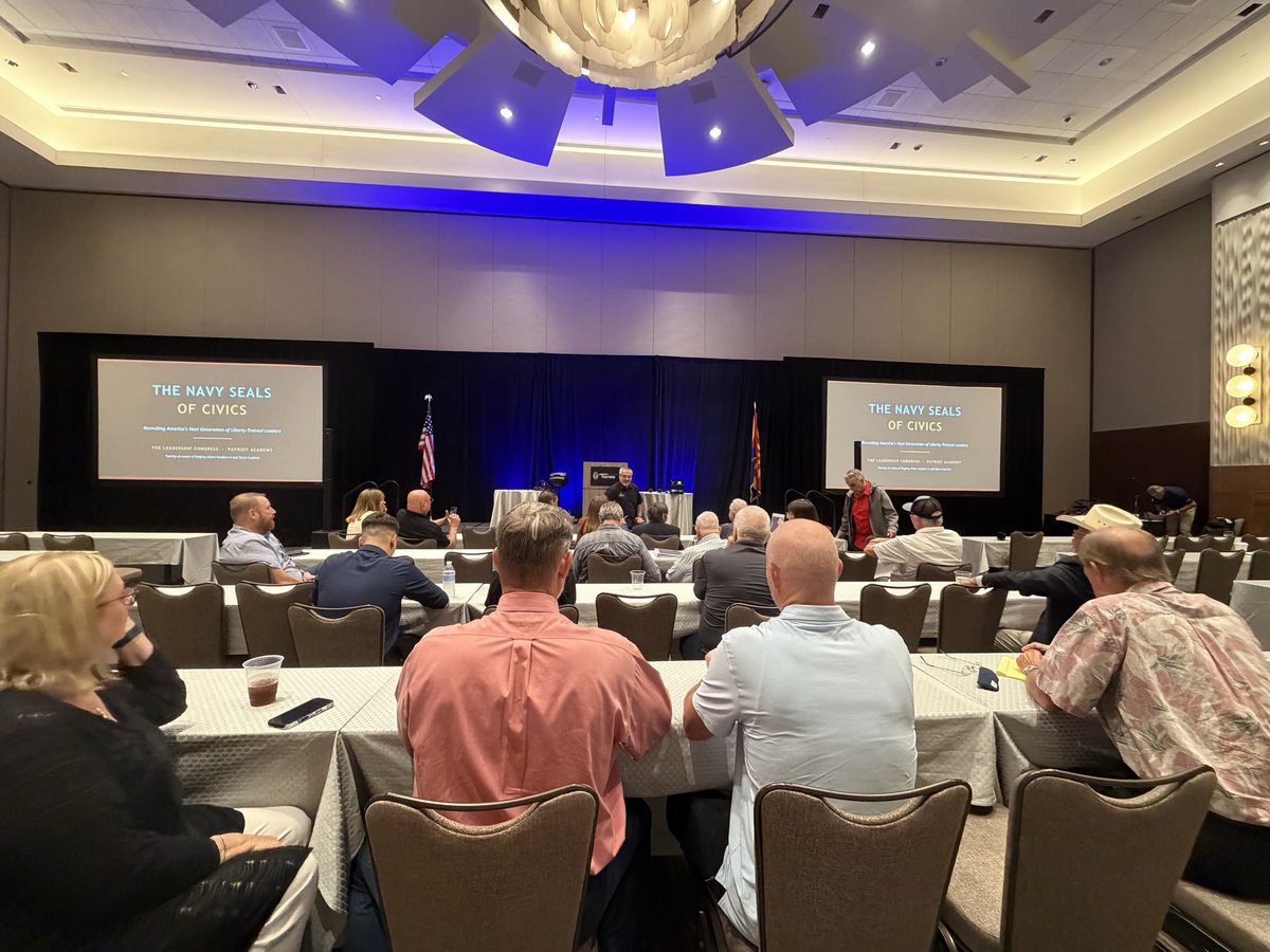 RealLeslieWhite's tweet photo. Founder & President of @PatriotAcademy Rick Green at the AZ Liberty Pastors Conference‼️ #ForGod #ForCountry #ForCommunity 🇺🇸🙏🏜️🌵‼️🇺🇸 https://t.co/sKSNtH9Nkx