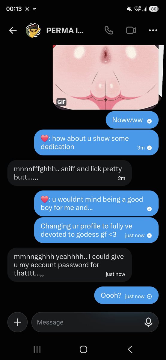 RETARD__GF's tweet photo. I WANTED TI BE GF'S TOY SO BAD I BEGGED AND GAVE MY ACCOUNT AWAY SO I COULD LET GF TAKE OVER MY LIFE! YOU SHOULD ALL DO THE SAME AND FALL TO THE PORN GODDESS https://t.co/iMo87oyfSs