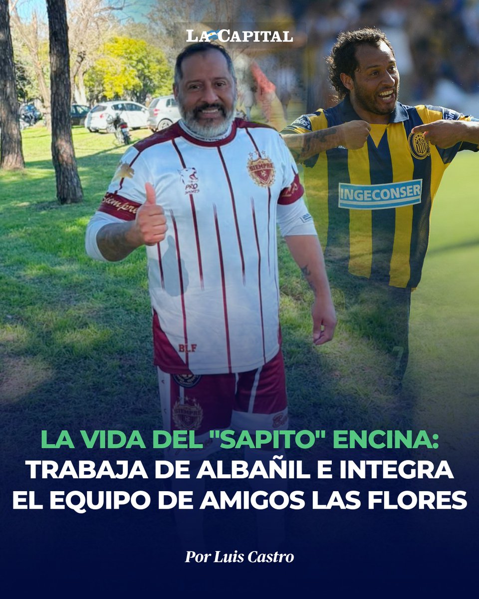 lacapital's tweet photo. 🇺🇦 LA VIDA DEL “SAPITO” ENCINA DESPUÉS DEL FÚTBOL

Hernán “Sapito” Encina nunca se alejó del barrio Las Flores. El exjugador de Central, que tuvo una extensa carrera en el fútbol profesional y marcó dos goles en clásicos rosarinos. 

→ https://t.co/TRGdflfue9