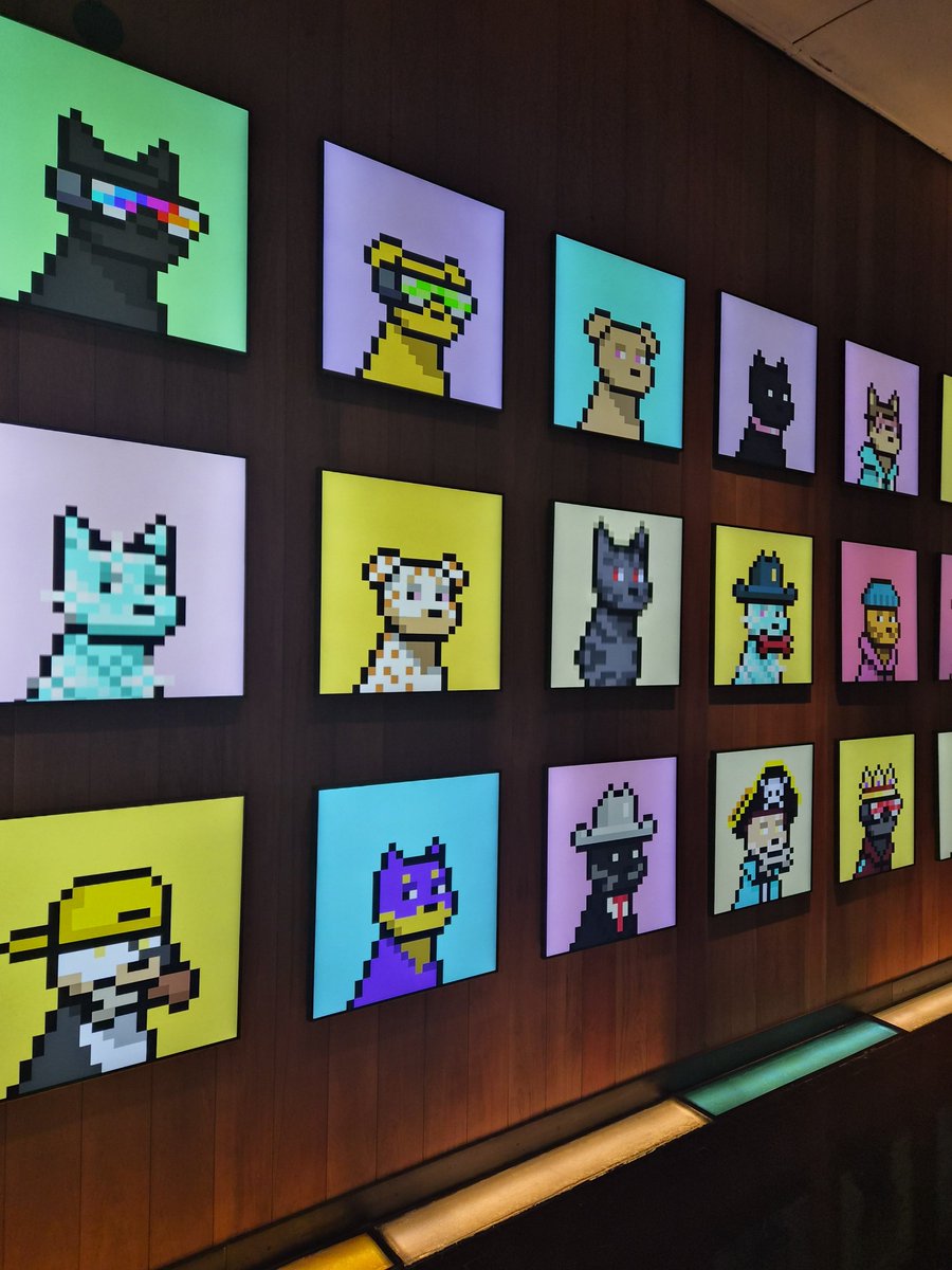 realmjmetax's tweet photo. So many people ask me what are the @doginaldogs...

Here is my answer from a DDNYC perspective.

I walked in to the Dream Hotel Downtown and cried.

Why?

Because the very essence of what it means displayed in the hotel lobby.

The art, the pfps...

The GIFS,

The memories made from all the IRL events.

Then one by one seeing some community members walk in and connecting once again.

Meeting the new people who have recently found the doginal dogs or the ones that finally were able to make it IRL.

Oh and the DDLTCG... unbelievable.

One of the most VISUALLY gratifying experiences ever.

The dogs are taking over the DREAM, taking over NYC and next the world.

Just  watch.

The community is best described by @barkmeta
@GodsBurnt 
@Shieldmetax 
As THE FUTURE. 

Why?  Because we are.

DDNYC has barely started...

5 hours in and I am LITERALLY blown away.

My take away this far,

Do not fade this community. 

Do not fade greatness.

This is the model for what comes next.

IFYKYK.