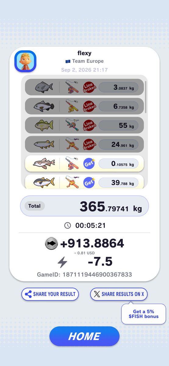 cryptoflex666's tweet photo. 913.8864 $FISH

Play Free Now 👇
https://t.co/jezKJyOTmC
#Angland
#FishResult
@angland_x https://t.co/d8j089qcBA