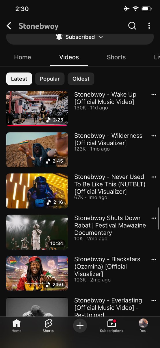 Larbi_SarkCess's tweet photo. Stonebwoy could possibly go the whole year without seeing 500k views on YouTube ooo. Bhimnatives mo nsore ooo. Wake up! Wake up!! Wake up!!! 😌😌😌😂 https://t.co/xcbFb2efdY
