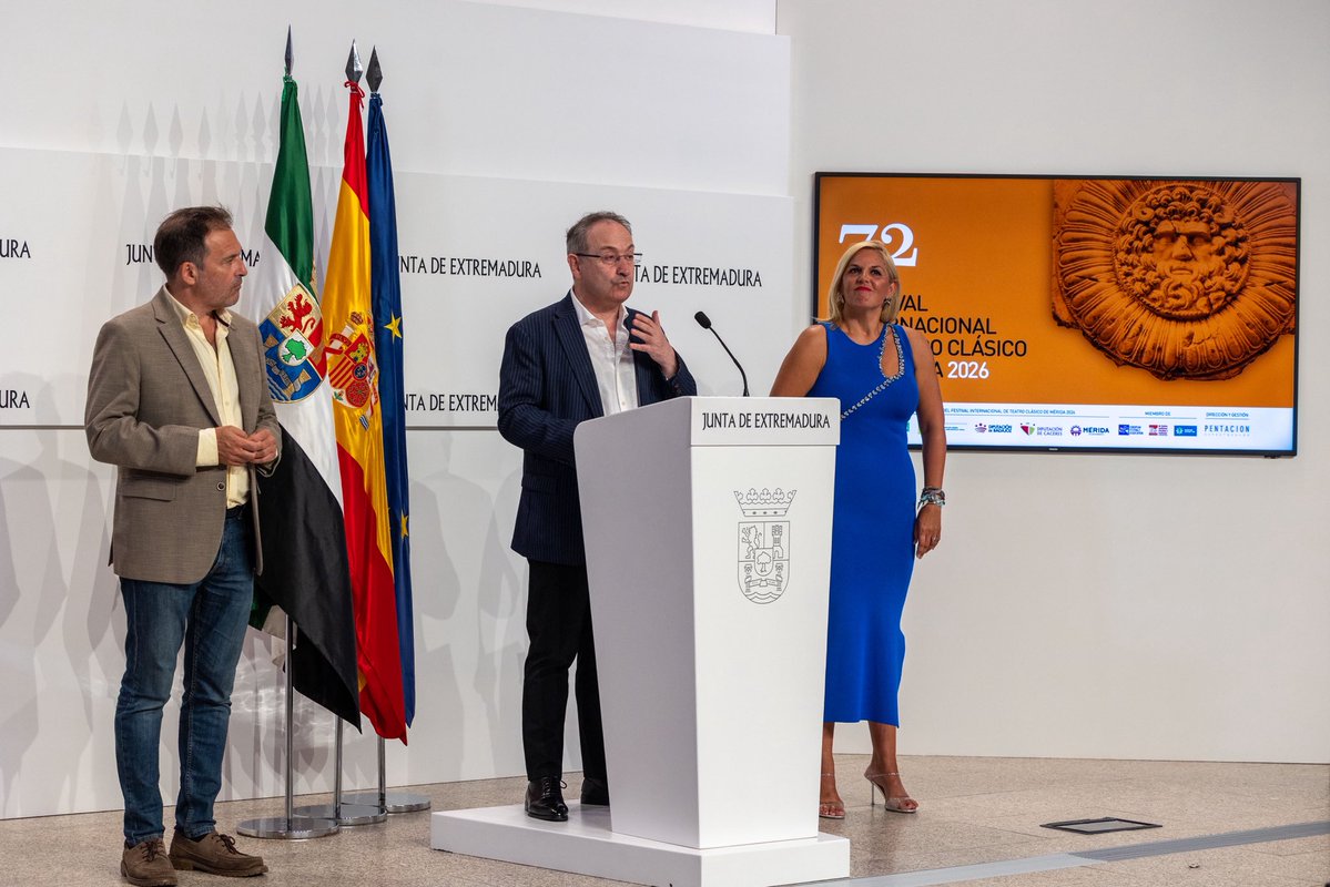 Festival_Merida's tweet photo. Aquí las fotos de la última rueda de prensa de #Merida72 🥹✨

📊 Ya puedes acceder al balance de cifras de la edición en https://t.co/ZjARnVe0EI

#TeatroRomano #FestivaldeMerida #TeatroClasico https://t.co/cJfvNLREfz