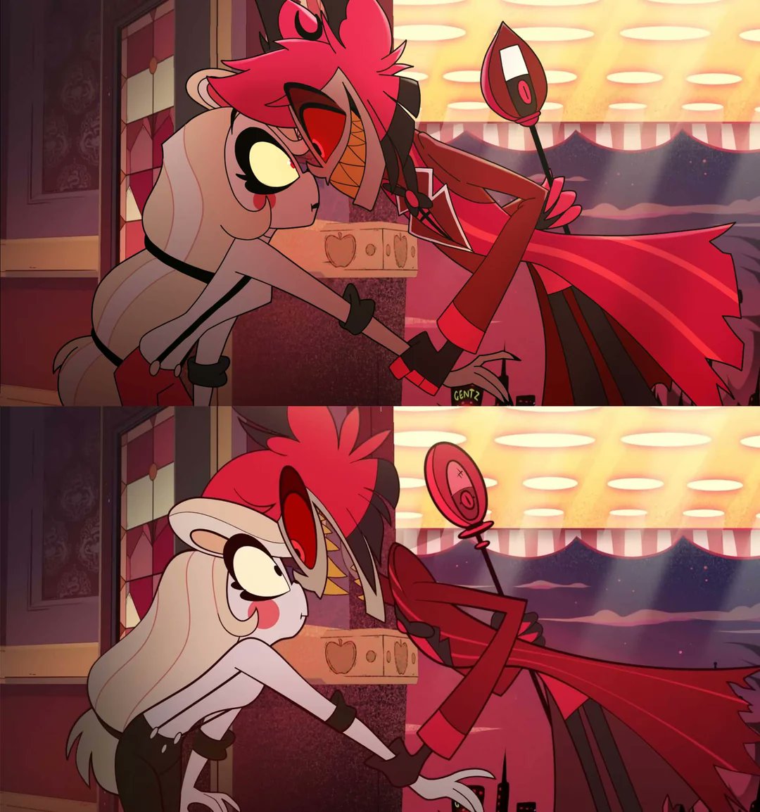 ShadowBowser458's tweet photo. So I was looking at these redraws frames from the Pilot. I think they look pretty awesome. Someone told me the show looks so soulless compared to the Pilot. I'm sorry what?...

IN WHAT WAY IS THE SHOW SOULLESS?!!! https://t.co/wQClHbNIMX