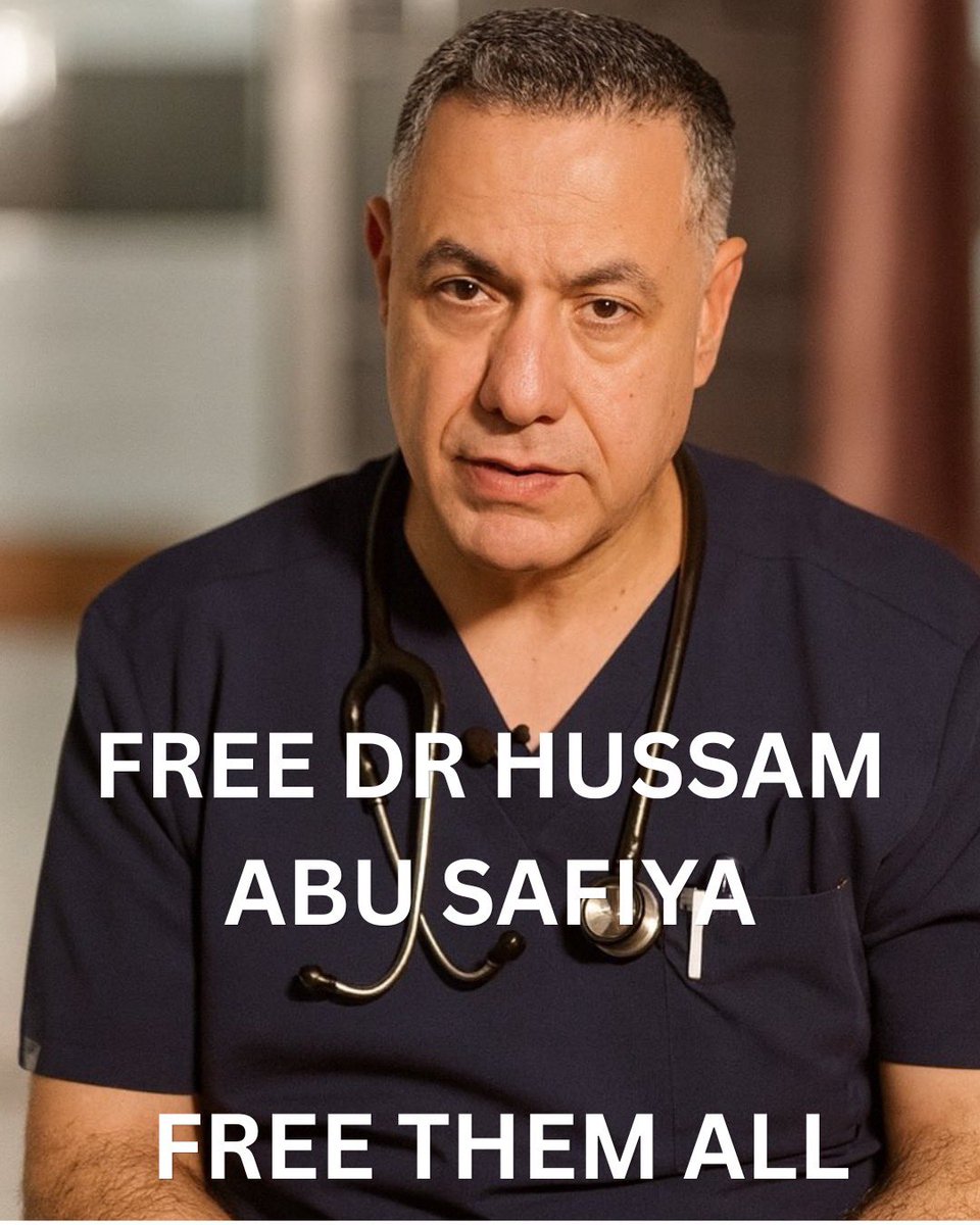 IrishhcwforPal's tweet photo. Free Dr Hussam Abu Safiya

#FreeDrHussamAbuSafiya 
#FreeThemAll https://t.co/czsGXUnM30