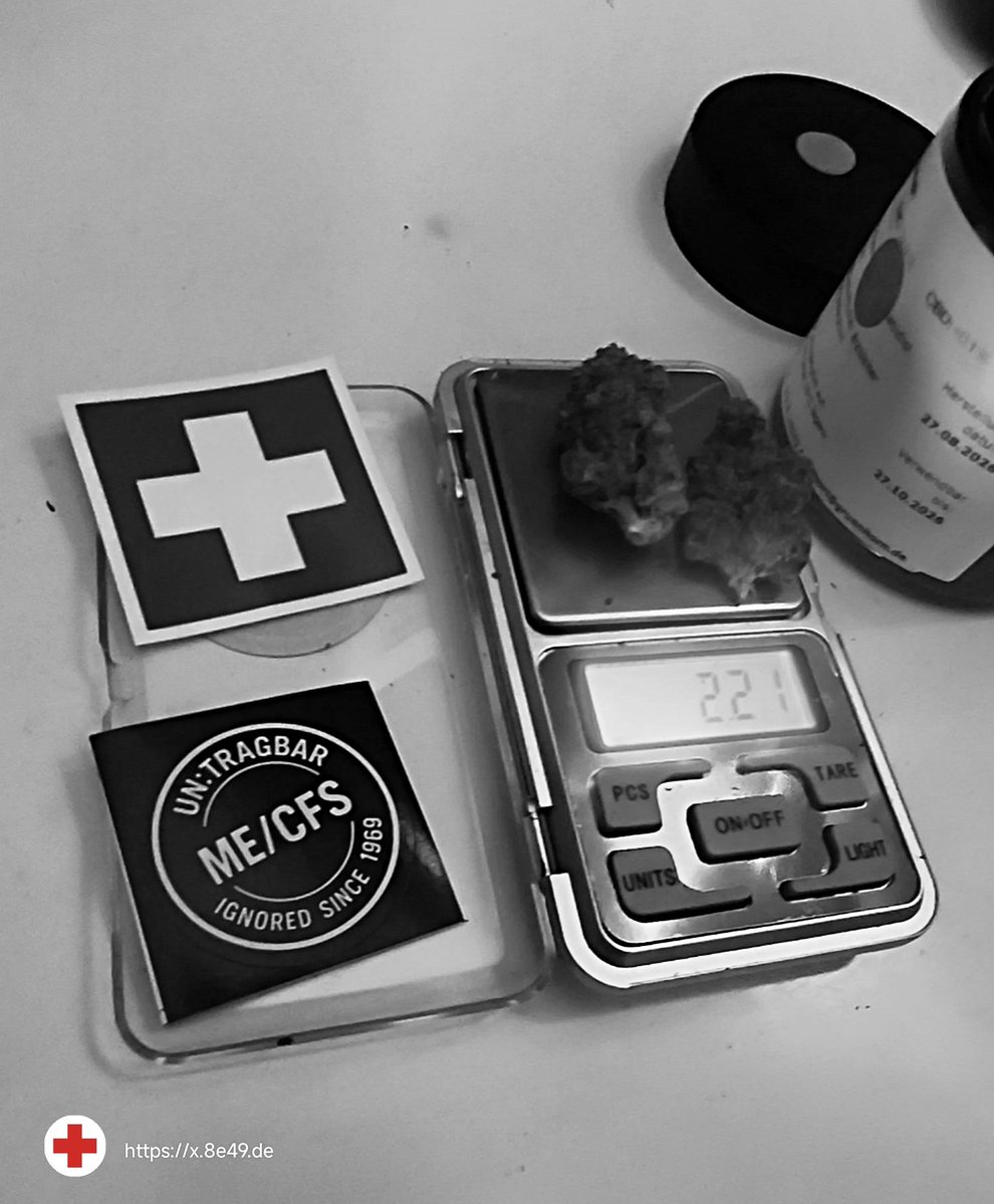 Diagnose8E49's tweet photo. #Cannabisblüten #THC #CBD
Getrocknete Cannabisblüten
wurden durch das GKV-Beitragssatzstabilisierungs- gesetz (GKV-BStabG) aus dem Leistungsanspruch der gesetzlichen Krankenversicherung nach § 31 Absatz 6 SGB V gestrichen.
#IgnoredSince1969 #pwME
GEBT CHRONISCH SCHWER ERKRANKTEN MENSCHEN IHRE MEDIZIN WIEDER ‼️🆘
#Cannabisistmedizin #MECFS
🆘 #MECFSkills #MEkills 🆘
#BioMarker #Wanted 🦠🧬🔬🧬💪📣