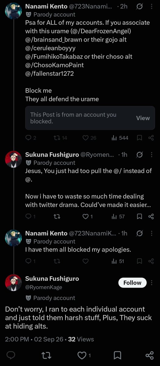 ceruleanboyyy's tweet photo. // It gets to a point. I've now started getting harassed and dehumanized for being friends with someone who ships something incredibly unproblematic, just because of a mass-accepted HEADCANON. You're dehumanizing people for HEADCANONS. URAUME WAS NOT A CHILD. YOU MADE IT UP. \\ https://t.co/lydffmoWyQ