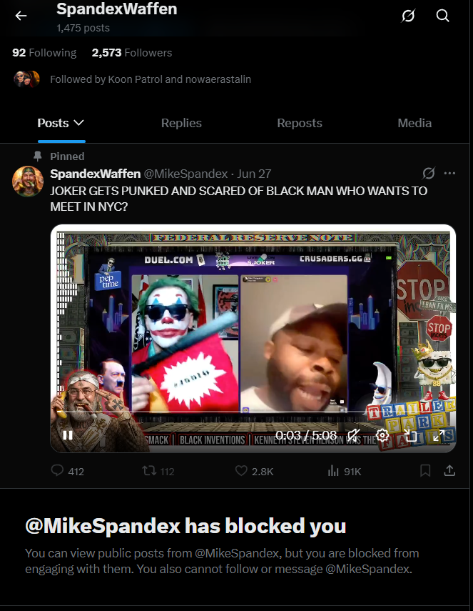 DNB1488's tweet photo. @MikeSpandex stupid nigger can't handle what gives https://t.co/PnZm2Ap9IE