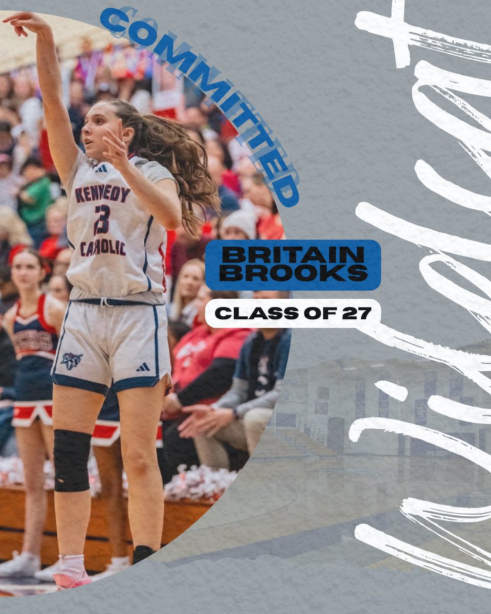 CSCWomensBBall's tweet photo. 🥁🥁🥁

Say HELLO to your newest COMMITTED Wildcat❗️🤩

Kicking off our 2027 class, Britain Brooks. 🤩💙🤍

#cscwbb #ClassOf2027 https://t.co/0zQnHFPxTx