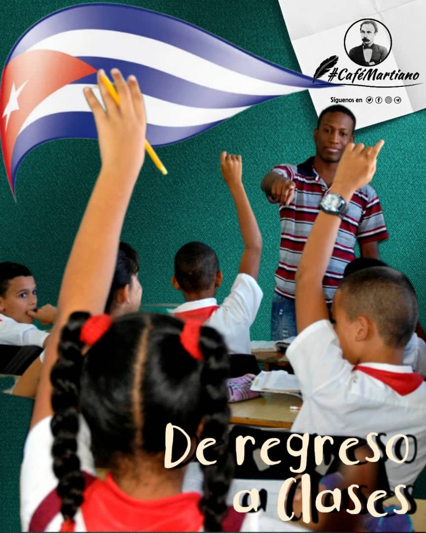 capitan_capitn's tweet photo. @cafemartiano La tarea más importante de una revolución es hacer que el pueblo estudie. El regreso a clases es la apuesta por el futuro que soñó Fidel. #100AñosConFidel #DeRegresoAClases https://t.co/AGQvarHRww