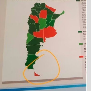 Pablu1978's tweet photo. El Gobierno borró las Islas Malvinas en un mapa oficial para promocionar el RIGI

 y ahora se la dan de patriotas los hijos de puta https://t.co/PatH6UPLAA
