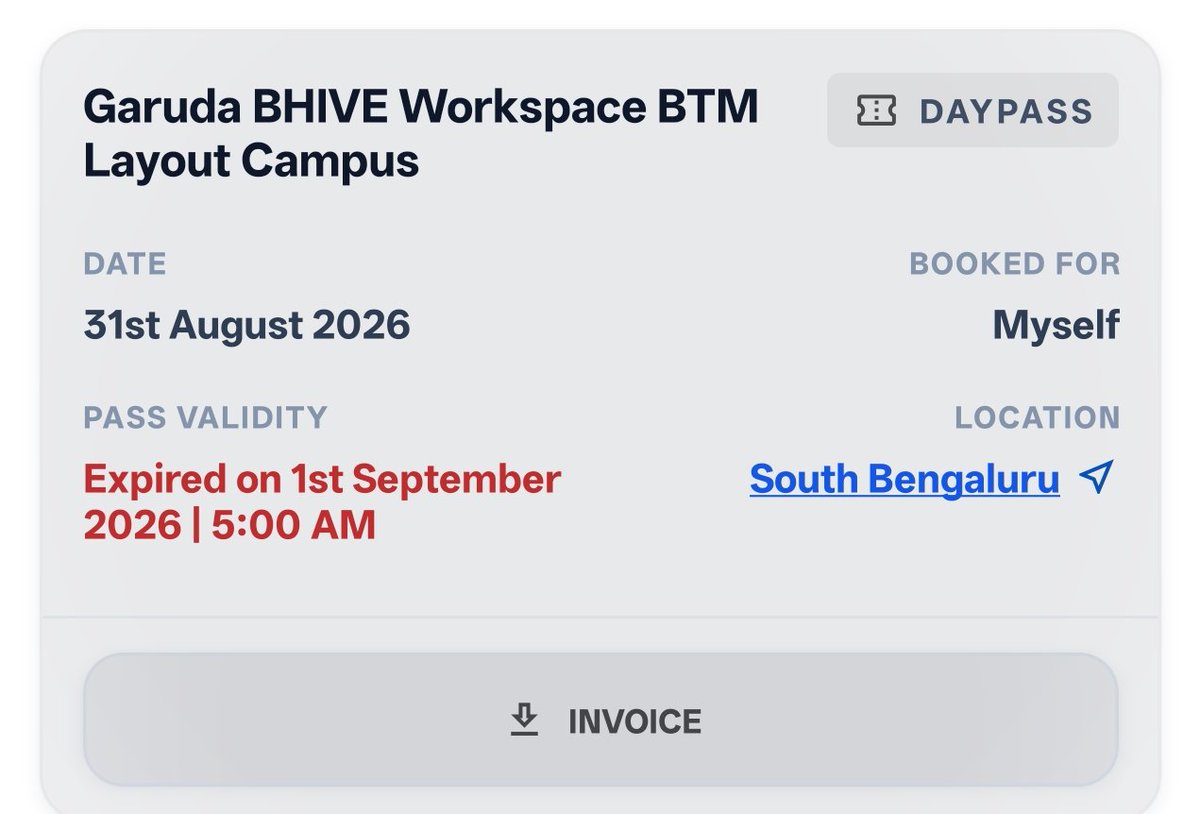 RameshOffica's tweet photo. A Concern Regarding My Day-Pass Experience at @bhiveworkspace , BTM Layout, Bengaluru

A coworking space may be rented or leased by different companies, but members of the public, employees, freelancers, and business owners can also purchase access according to the workspace’s policies.

On 31 August 2026, I purchased a day pass for @bhiveworkspace at BTM Layout, Bengaluru, using my own money. The company I had been working with as a trainee operates from this workspace. I am not mentioning its name here because of an ongoing issue.

After entering the premises and scanning my day-pass QR code at reception, I met the company’s staff to discuss an issue between the company and me. The discussion became heated, and both sides raised their voices. I then came out of the workspace.

When I attempted to re-enter, security personnel did not allow me inside for approximately 30–45 minutes. When I asked for a clear reason, I was reportedly told that the company had instructed BHIVE security not to allow me inside.

However, I had purchased the day pass independently with my own funds; the company had not paid for it. After waiting for 30–45 minutes, I explained the situation to the workspace manager, who later allowed me to enter.

My concern is simple: if a person holds a valid, independently purchased day pass, can another company operating from the same workspace prevent that person from entering without a proper explanation or an official decision from the workspace management?

The waiting time caused inconvenience, frustration, and an unnecessary loss of my time. I request @bhiveworkspace to review this incident, clarify its day-pass access policy, and properly train its security personnel to listen to both sides and verify the facts before restricting a valid customer’s entry.

I hope @bhiveworkspace investigates this matter and provides an appropriate response to me.

#BHIVEWorkspace #CoworkingSpace #CustomerExperience #ConsumerConcern #Bengaluru #WorkplaceAccess