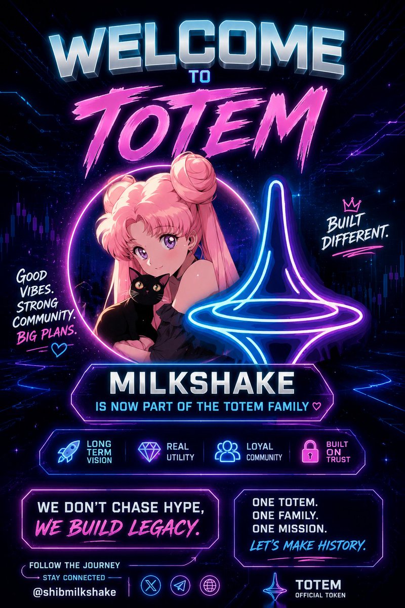 imTSLA's tweet photo. Welcome to the @OFFTotemToken family, Milkshake! 🩵💜
OG energy, strong vibes, and bullish on what’s ahead.
Let’s build. Let’s grow. Let’s make history. 🔥
Welcome aboard, @shibainuart 🗿⚡️ https://t.co/HSz1GMVfaa