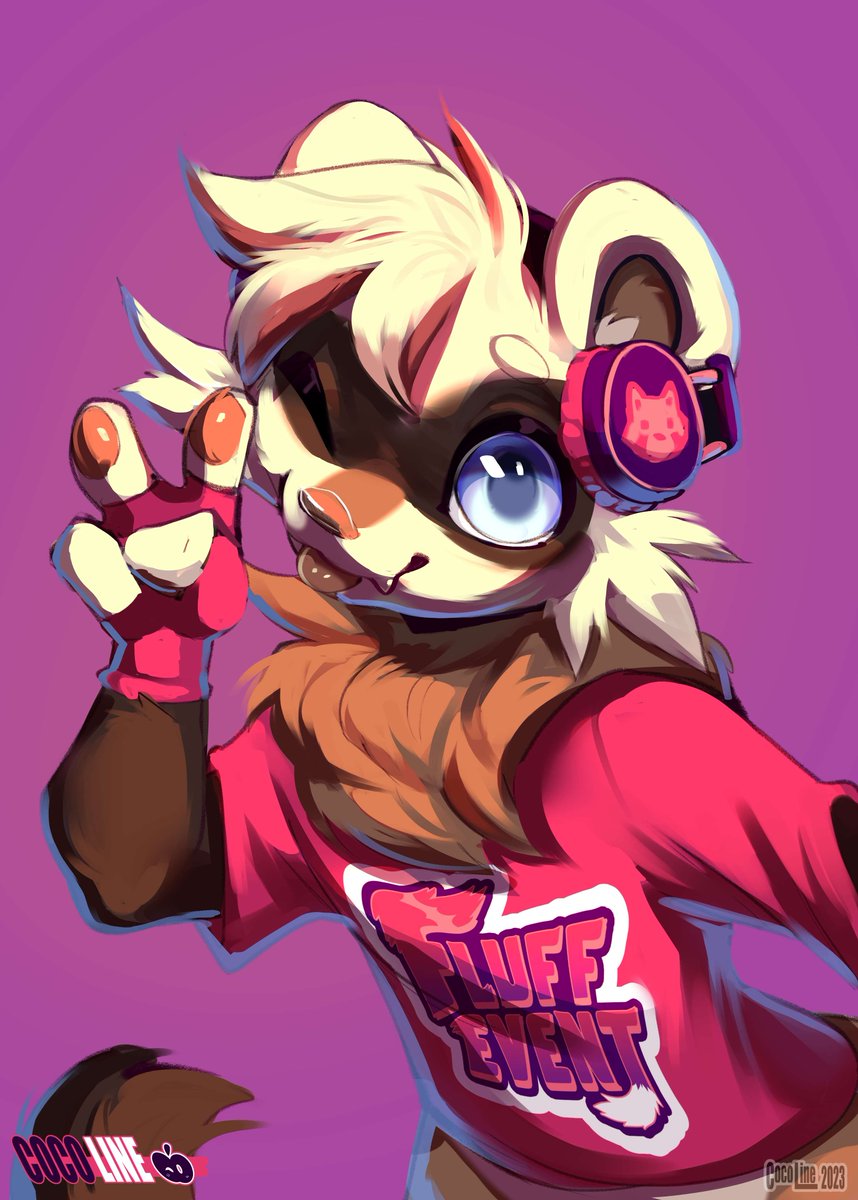 LuiroiS's tweet photo. Luiroi of the day from @CocoLineArts !❤️

I hecking love the way she play with the colors and the anatomy of every character she draw! 🥹❤️

She surprised me during the Fluff Event with this masterpiece, I was so happy! ♥ Go drop a follow! https://t.co/12Q1qTawwe